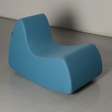 Softline design fauteuil, blauw, 90 x 56 x 38 cm, Ophalen of Verzenden, Nieuw in verpakking