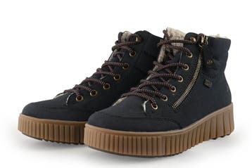 Rieker Snowboots in maat 38 Blauw, Kleding | Dames, Schoenen, Snowboots, Zo goed als nieuw, Rieker, Verzenden
