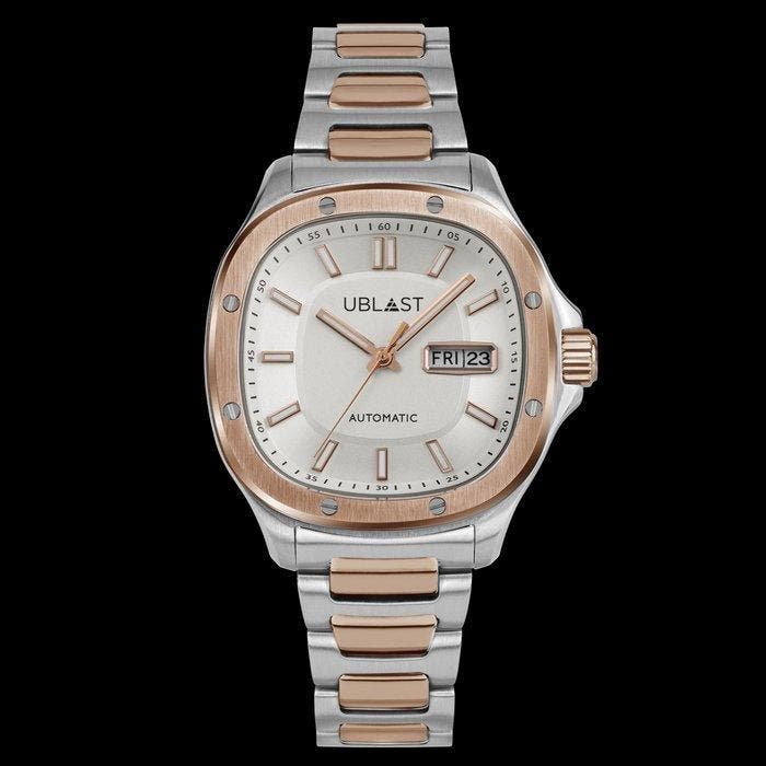 Ublast - Quadrangular Index - Sapphire Glass -, Sieraden, Tassen en Uiterlijk, Horloges | Heren