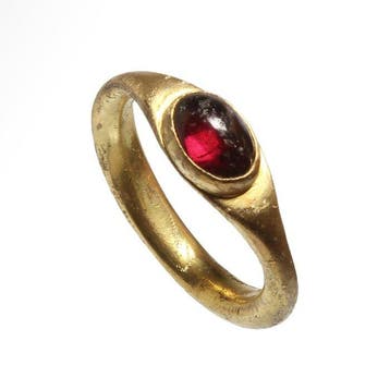 Oud-Romeins Goud, Granaat ring