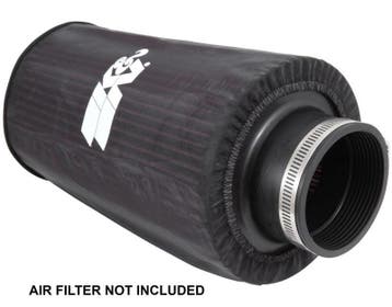 K&N Universal Round Tapered Filter Wrap - Black - 6in Base, Ophalen of Verzenden