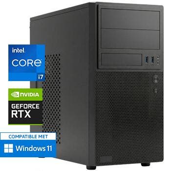Intel Core i7 12700F met GeForce RTX 3050 - 32GB RAM - 1000G, Computers en Software, Desktop Pc's, Nieuw
