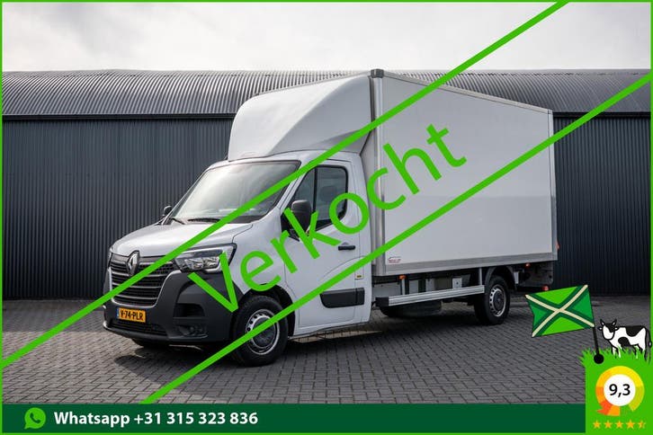 Renault Master 2.3dCi | Bakwagen met Laadklep | LED | Carpla, Auto's, Bestelauto's, Lease, Zwart, Handgeschakeld, Financial lease