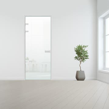Glazen binnendeur XL voor opdek kozijn aluminium beslag-Link, Ophalen of Verzenden, Nieuw