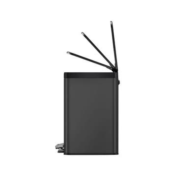 EKO Essential Recycler pedaalemmer 15+15 ltr - Zwart, Huis en Inrichting, Verzenden, Nieuw