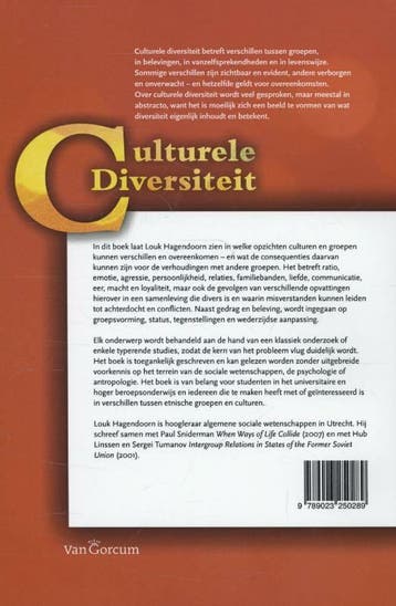 Culturele diversiteit 9789023250289 Louk Hagendoorn, Boeken, Verzenden, Zo goed als nieuw, Louk Hagendoorn