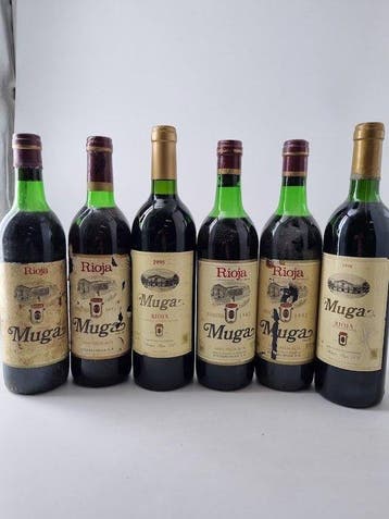 1971, 1982, 1986, 1995 Bodegas Muga - Rioja Crianza - 6, Nieuw