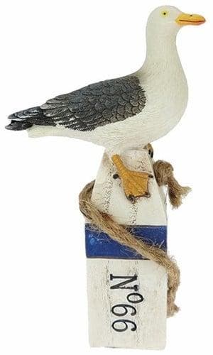 Meeuw Maritiem op Meerpaal Nr. 66 Groot, Ophalen of Verzenden, Nieuw