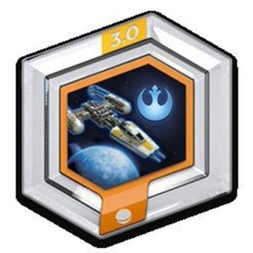 Y Wing Star Fighter - Power Disc - Disney Infinity 3.0, Ophalen of Verzenden, Zo goed als nieuw