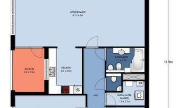Te Huur 3 Kamer Appartement van Hogendorpstraat In Nijmegen, Huizen en Kamers, Huizen te huur, Gelderland, Direct bij eigenaar