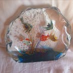Decoratief ornament - Italië - Ondertekend aquarium, Antiek en Kunst