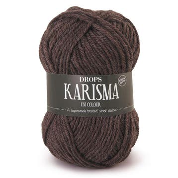 DROPS Karisma Mix - 56 donkerbruin - Wol Garen, Hobby en Vrije tijd, Ophalen of Verzenden, Nieuw
