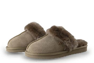 Mexx Pantoffels in maat 39 Beige, Kleding | Dames, Mexx, Verzenden, Beige, Zo goed als nieuw
