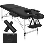 Massagetafel-set 2 zones met vulling, rolkussens en aluminiu, Sport en Fitness, Massageproducten, Verzenden, Nieuw