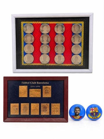 FC Barcelona - 24K gouden postzegels, munten en knikkers –, Nieuw