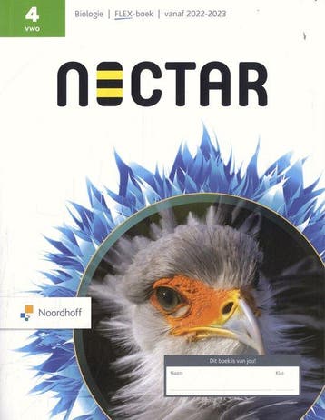 9789001010805 Nectar 4 vwo 2022-2023 Flex-boek, Boeken, Schoolboeken, Verzenden, Zo goed als nieuw