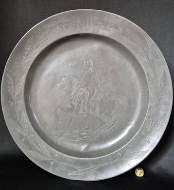 Schotel - ca. 1813 - Tin - Schaal Napoleon Boneparte
