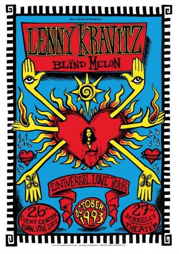 Posters - Poster Kravitz, Lenny - Lenny Kravitz, Verzenden, Zo goed als nieuw