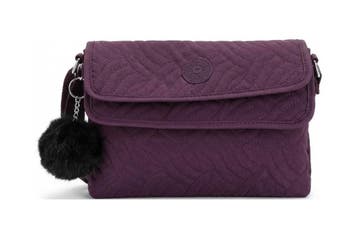 Kipling Schoudertas Paars, Verzenden, Zo goed als nieuw, Paars