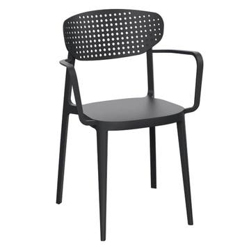 Stoel | COMO | Kunststof | Anthracite | In-/Outdoor |, Verzenden, Nieuw in verpakking