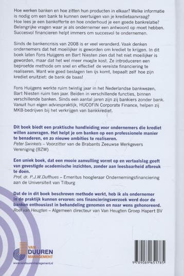 De bank de baas 9789089651785 Fons Huijgens, Verzenden, Zo goed als nieuw, Fons Huijgens