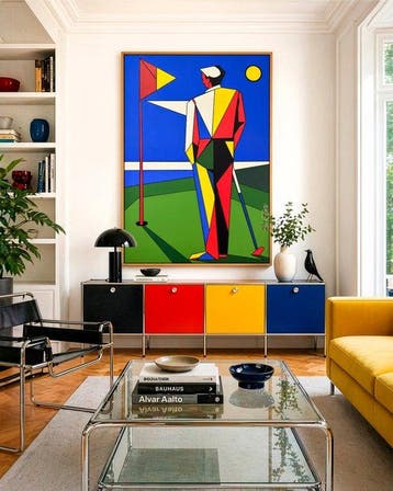 Alejandro Gonzalez - Campo de Golf 10 - XL (NO Reserve), Antiek en Kunst