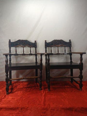 Fauteuil (2) - Massief hout