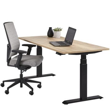 StandUp XF3 elektrisch zit/sta bureau, 140x80cm, Overige plaatsen, Ophalen of Verzenden, Nieuw in verpakking, Bureau