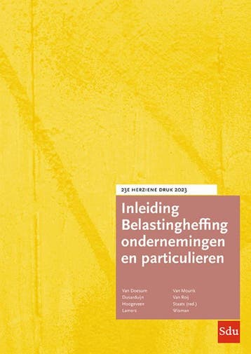 Inleiding Belastingheffing ondernemingen en pa 9789012408615, Verzenden, Zo goed als nieuw