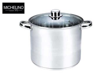 Michelino RVS soeppan – 23 liter - Ø34 x 25 cm, Verzenden, Nieuw