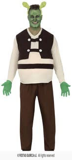 Shrek Kostuum, Verzenden, Nieuw, Feestartikel