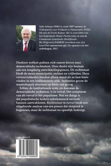 Rechtsstaat in verval 9789463400060 Sybe Schaap, Verzenden, Gelezen, Sybe Schaap