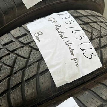 2 x GT Radial 175-65-15 Winterbanden 8mm, Gebruikt, 15 inch, 175 mm, Band(en)