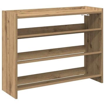 Schoenenkast 80x25x62cm - Eikenlook | Tweedekansje | OP=OP, Ophalen of Verzenden, Zo goed als nieuw