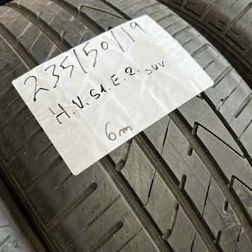 2 x Hankook Ventus S1 Evo2 235-50-19 Zomerbanden 6mm, 19 inch, Gebruikt, Ophalen of Verzenden, 235 mm