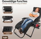 Lugia Opvouwbare Ligstoel 2-Pack – Verstelbare Tuinstoelen, Caravans en Kamperen, Kampeermeubelen, Ophalen of Verzenden, Gebruikt