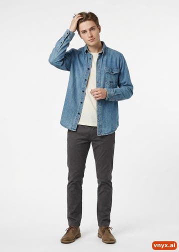 G-Star Casual overhemden Heren maat M Lichtblauw Vintage, Ophalen of Verzenden, Nieuw, G-Star