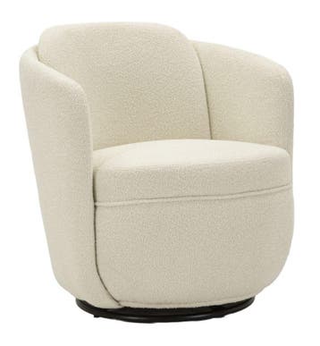 TORINO CRÈME DRAAIFAUTEUIL CM 70X72X75 (ZITHOOGTE CM 44,5), Huis en Inrichting, Fauteuils, Ophalen of Verzenden, Nieuw
