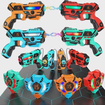 VATOS Laser Tag Pistolen Set voor 2-4 Spelers - Real-time Sy, Verzenden, Nieuw