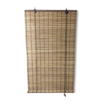 Bamboe rolgordijn Freddy - Bruin - 100 x 220 cm - Bamelle, Verzenden, Nieuw, Bruin
