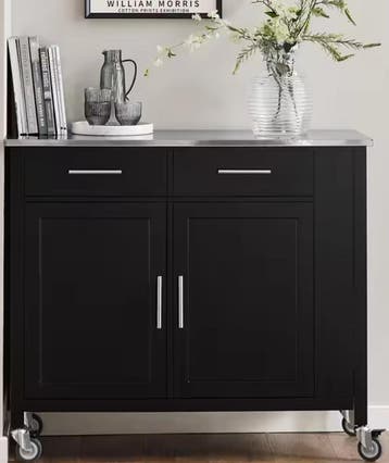 Keukentrolley met RVS Blad en Wielen – 107 cm Opbergruimte, Verzenden, Nieuw