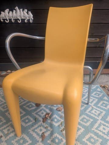 Vitra - Stark - Stoel - louis 20 Mooie staat GEEL armleuning