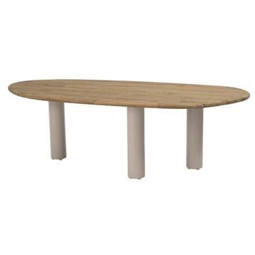 Estate dining tuintafel mango 240x105xH75 cm teak latte, Tuin en Terras, Ophalen of Verzenden, Nieuw