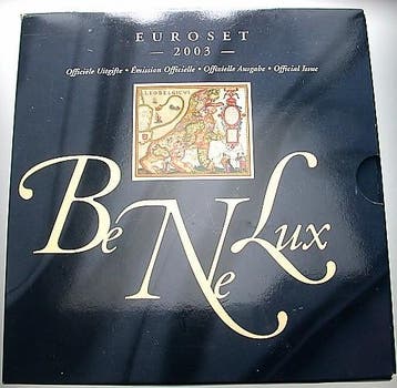 3xmunten set 1 Cent-2 Euro 2003 Benelux, Verzenden