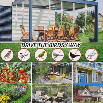 Reflecterende Vogelafweer Tape - Houd Vogels Weg van Tuin en, Verzenden, Nieuw