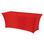 Tafelhoes rechthoek Symposium 183x76x73 cm rood - buffethoes, Overige materialen, Nieuw, 150 tot 200 cm, Rechthoekig