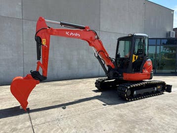 Veiling: Midigraafmachine Kubota KX155-3SZ Diesel 2012, Ophalen, Graafmachine