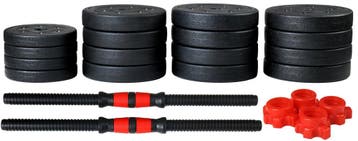 Dumbbellset 50kg | Composiet | Premium | OP=OP, Ophalen of Verzenden, Nieuw, Armen, Halterset