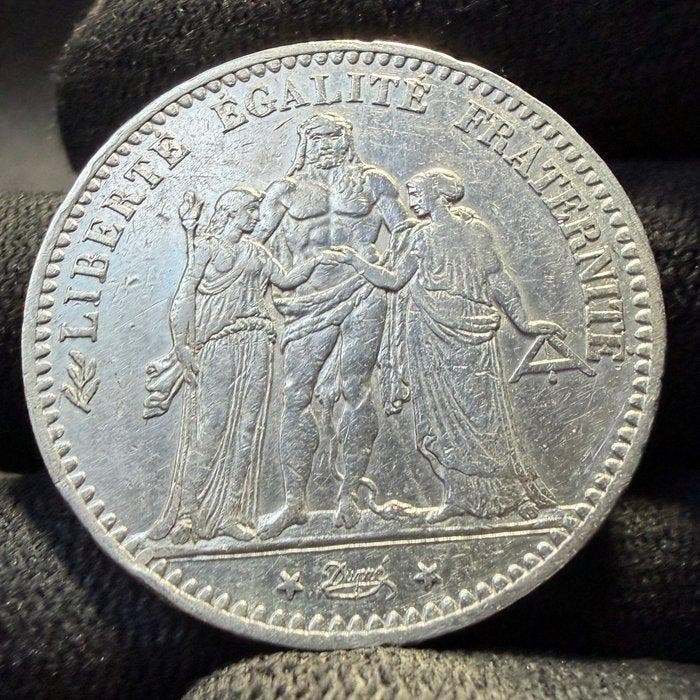 Frankrijk. 5 Francs 1875-A Hercule (Zonder minimumprijs), Postzegels en Munten, Munten | Europa | Niet-Euromunten