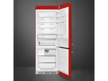 Smeg FAB38RRD5 - Koelkast - Combi-model met vriesvak - Rood, Witgoed en Apparatuur, Verzenden, Zo goed als nieuw